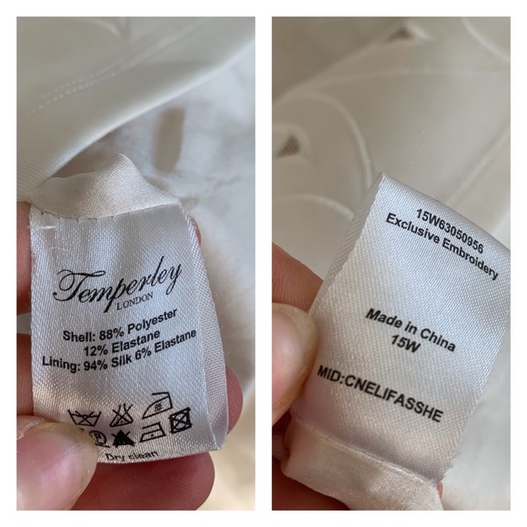 Temperley London White Dress Sz 2 - Picture 4 of 6